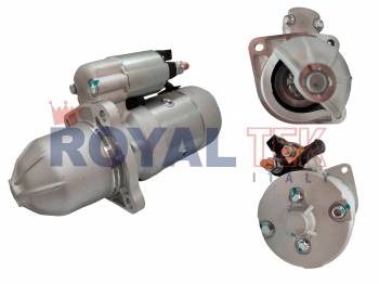 MOTOR DE ARRANQUE ROYALTEK FORD CARGO CUMMINS -- 3.0 KW / 12 VOLTS / 10 DIENTES  / SENTIDO HORARIO --- OEM 35262580 4C4511001BA 8048004ZM AC4511001BB